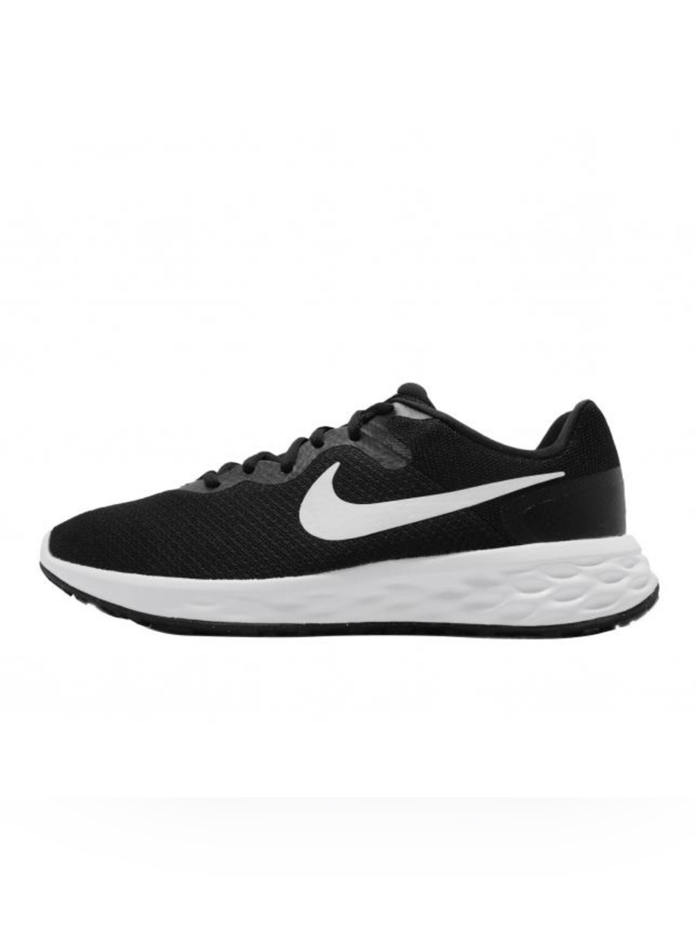 Nike Black & White Athletic Sneakers with White Swoosh